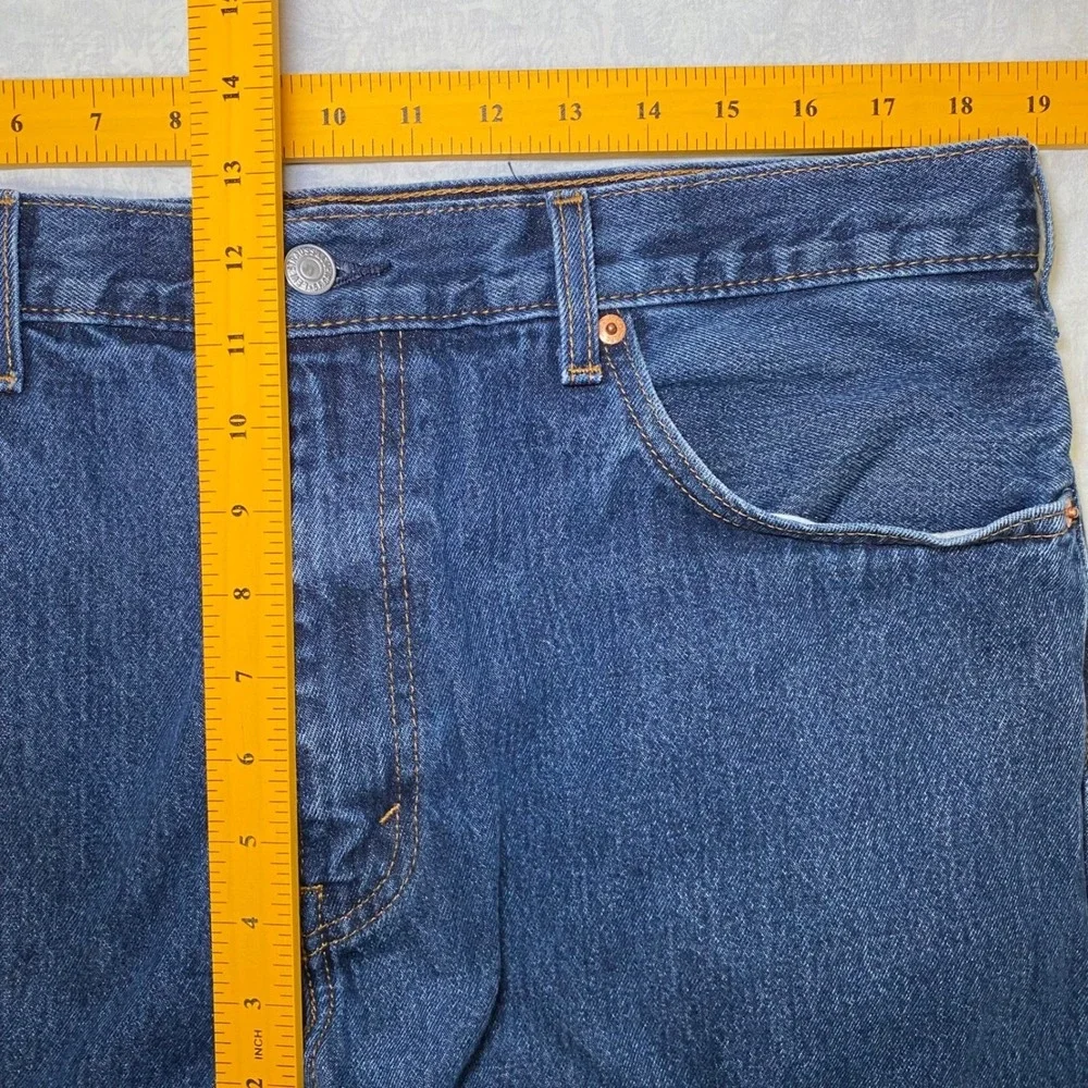 Levis 517 Bootcut Jeans Mens 38x32 Medium Wash Blue Denim Western 00517-0217